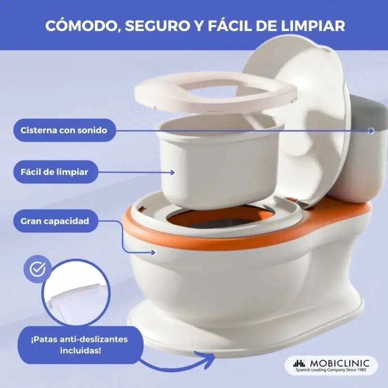 Mobiclinic Toikid per bambini da 1 a 6 anni arancione