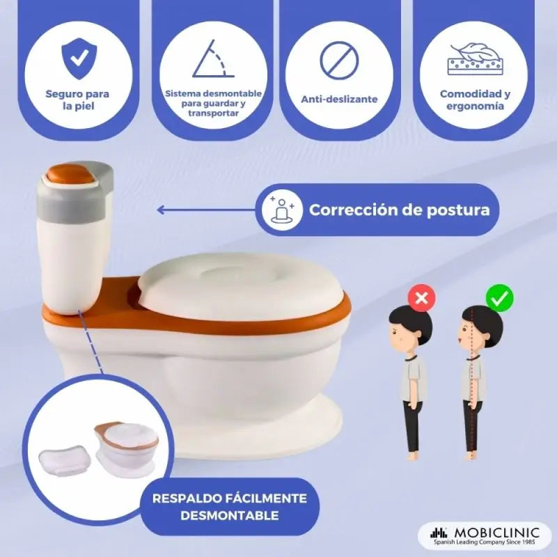 Mobiclinic Toikid per bambini da 1 a 6 anni arancione