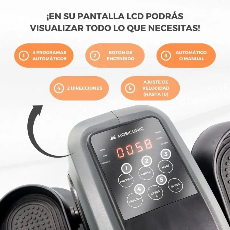 Trainer ellittico Mobiclinic Mini con pedali antiscivolo