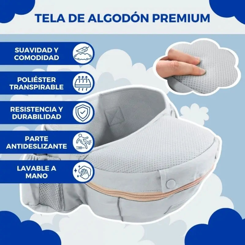 Mobiclinic Moley 6 In 1 Marsupio Grigio