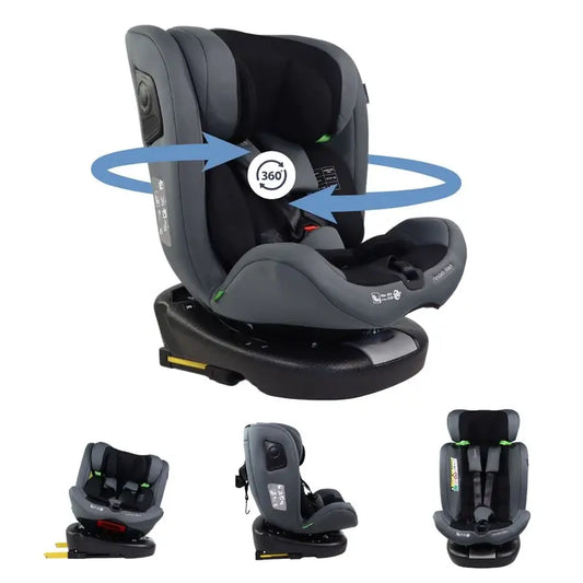 Seggiolino auto Mobiclinic Pandafix Nero