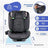 Seggiolino auto per neonati Lionfix Max 100-150 cm Nero