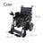 Carrozzina elettrica pieghevole Mobiclinic - Auton. 20 Km - 20Ah - Motore - Acciaio - Nero - Cenit