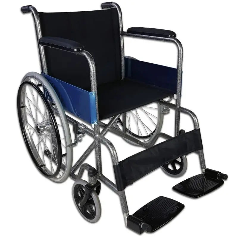 Sedia a rotelle pieghevole Mobiclinic Alcazar Sedia a rotelle pieghevole leggera Seduta 46 cm Con freni e braccioli Pedane pieghevoli