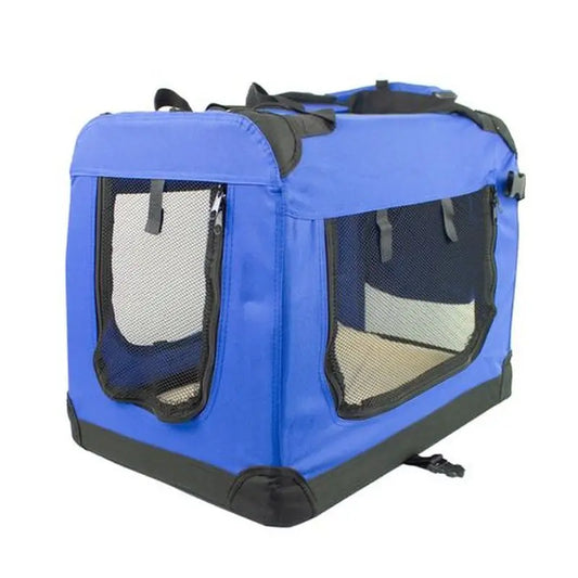 Mobiclinic Trasportino pieghevole per animali domestici Blu Baloo Taglia M