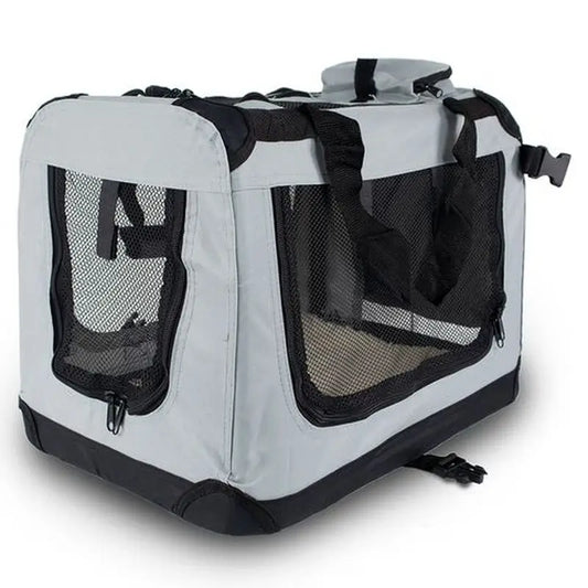 Mobiclinic Trasportino pieghevole per animali domestici Grigio Baloo Taglia S