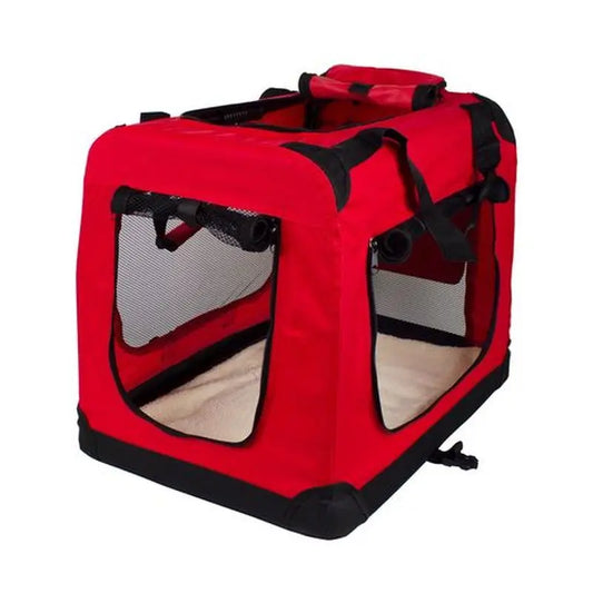 Mobiclinic Trasportino pieghevole per animali domestici Baloo rosso taglia S