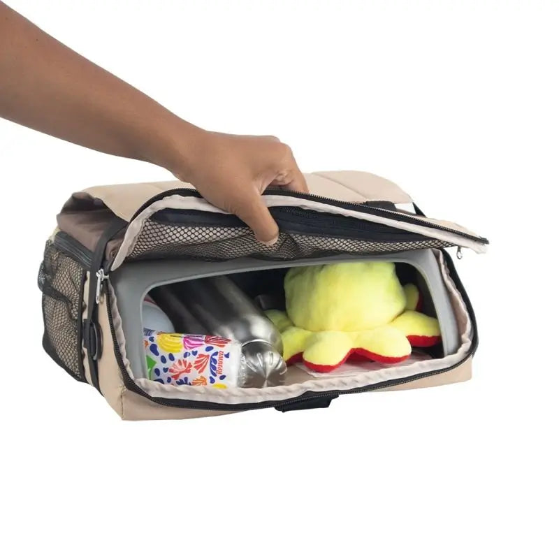 Seggiolone da viaggio pieghevole Mobiclinic Monkey Beige