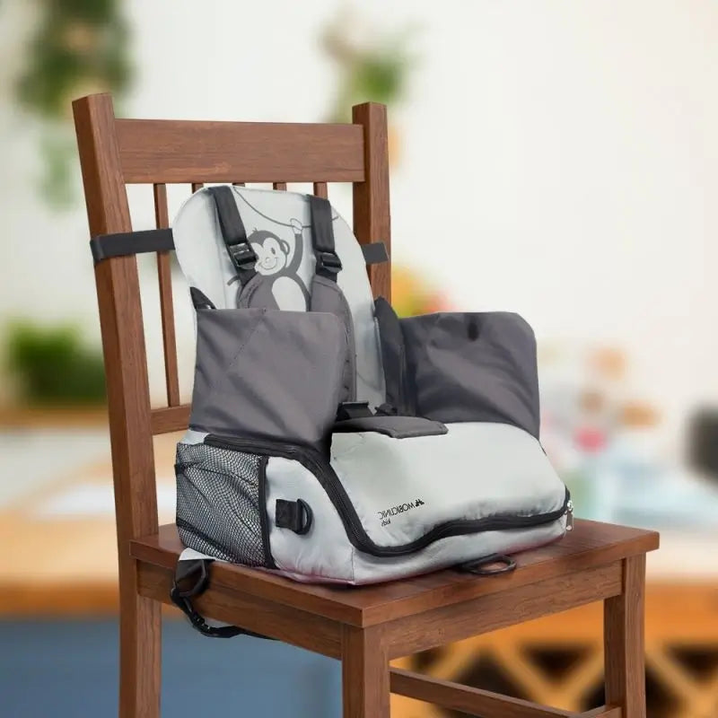 Seggiolone da viaggio pieghevole Mobiclinic Monkey Grigio
