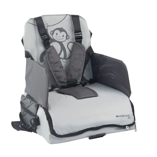 Seggiolone da viaggio pieghevole Mobiclinic Monkey Grigio