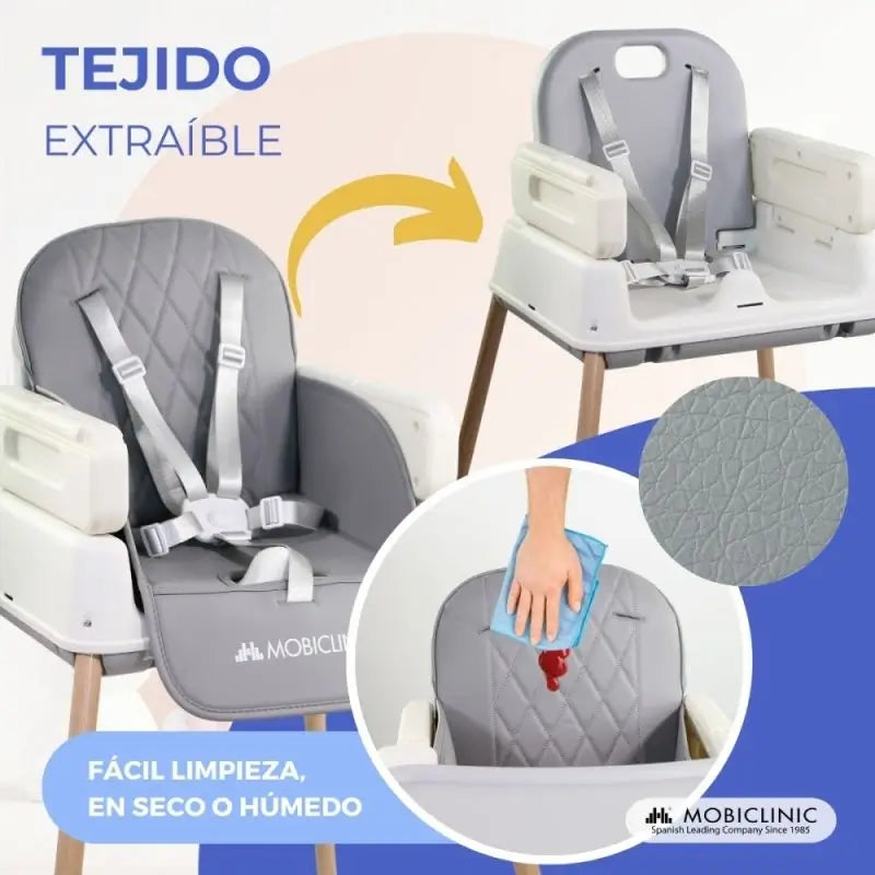 Mobiclinic Seggiolone Kiara Evolutionary 3 In 1 Grigio