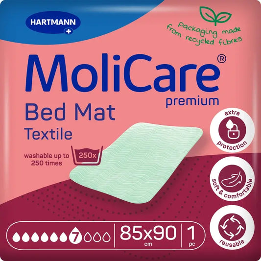 Molicare Premium Tessile lavabile Pad Soaker 7 gocce 85X90Cm, 1 pezzo