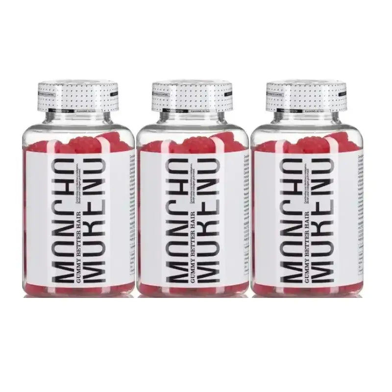 Moncho Moreno Gummys Better Hair, Confezione 3 x 60 unità