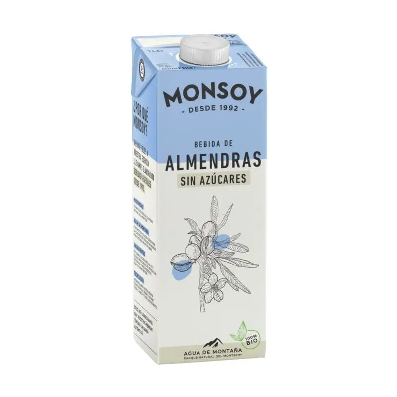 Monsoy Bevanda Vegetale Biologica alla Mandorla 1Lt 6Pz.