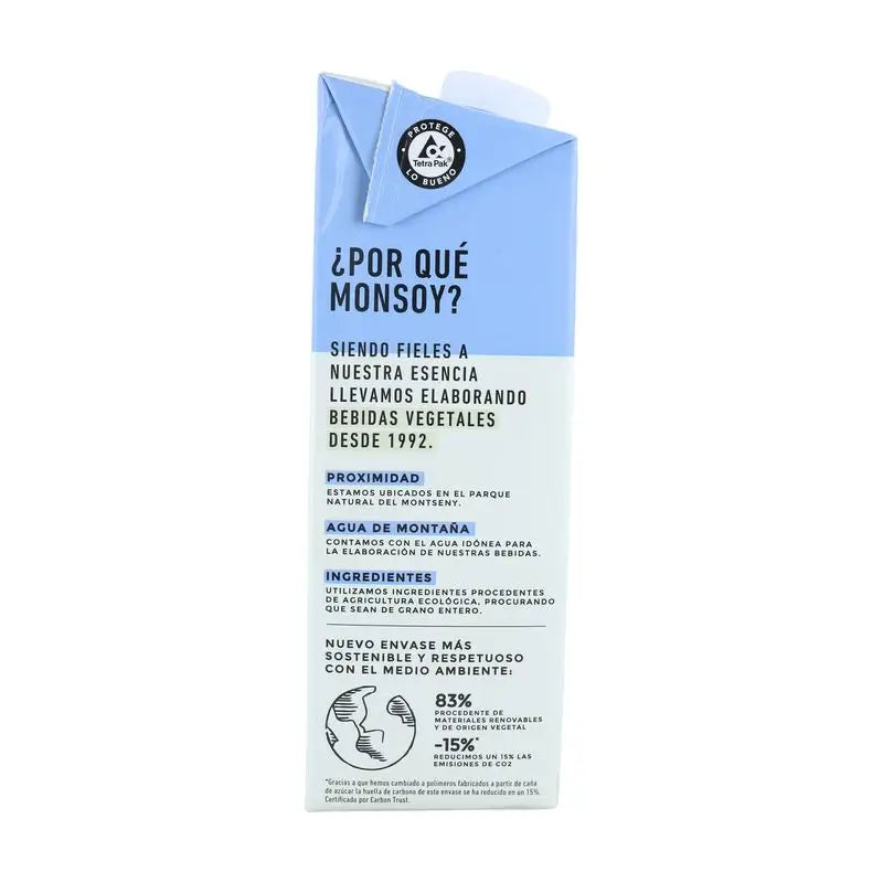 Monsoy Bevanda Vegetale alla Mandorla 1Lt 6Pz. Bio S/A