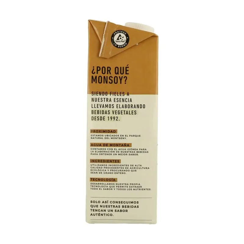 Monsoy Bevanda vegetale alla mandorla con avena 1Lt 6Ucs.Bio