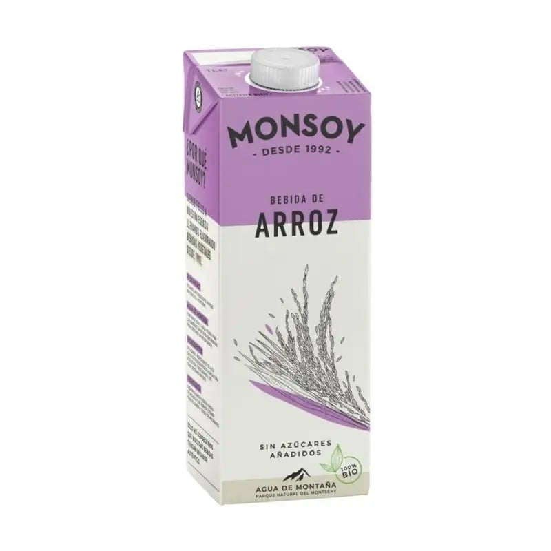 Bevanda vegetale al riso Monsoy 1Lt 6Pz Bio
