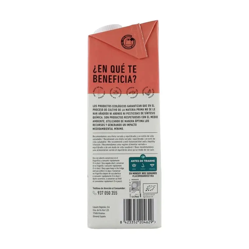 Monsoy Bevanda Vegetale Avena 0% Zucchero 1Lt 6Pz. Bio