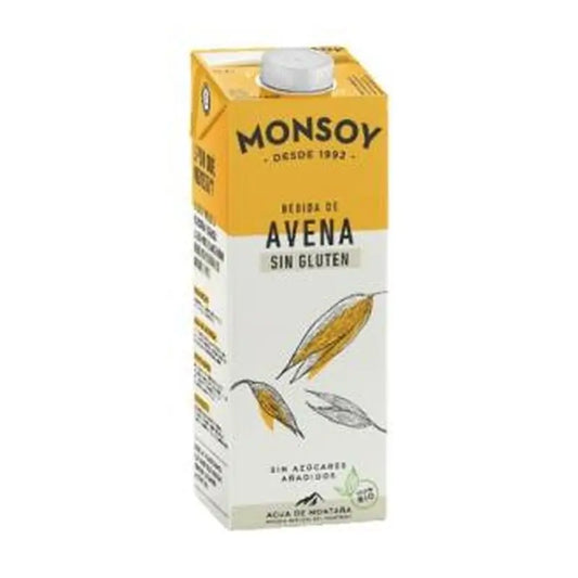 Monsoy Bevanda vegetale all'avena senza glutine 1Lt 1 pz. Bio