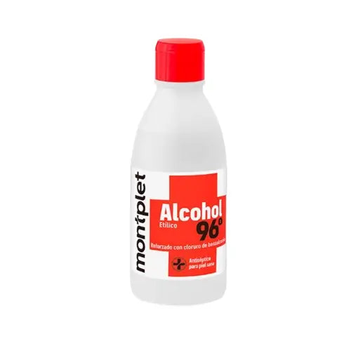 Montplet Alcool antisettico 96 gradi , 500 ml