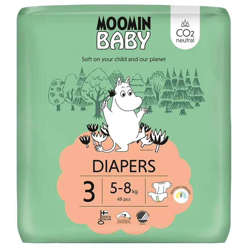 Pannolini Moomin taglia 3 , 48 unità