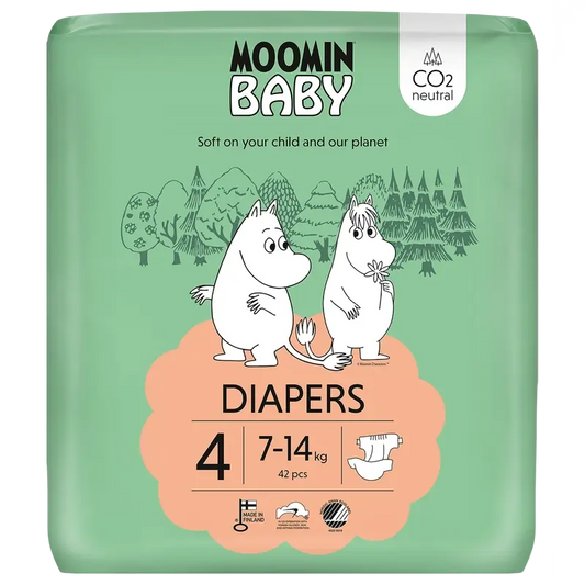 Pannolini per bambini Moomin taglia 4 , 42 unità