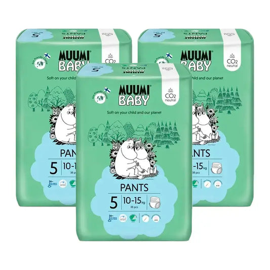 Pannolini da allenamento per bambini Moomin taglia 5, 3 x 38 unità
