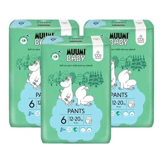 Pannolini da allenamento Moomin Baby taglia 6, 3 x 36 pezzi.