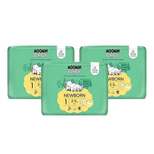Pannolini Moomin taglia 1 , 3 x 25 unità