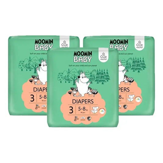 Pannolini Moomin taglia 3 , 3 x 48 unità