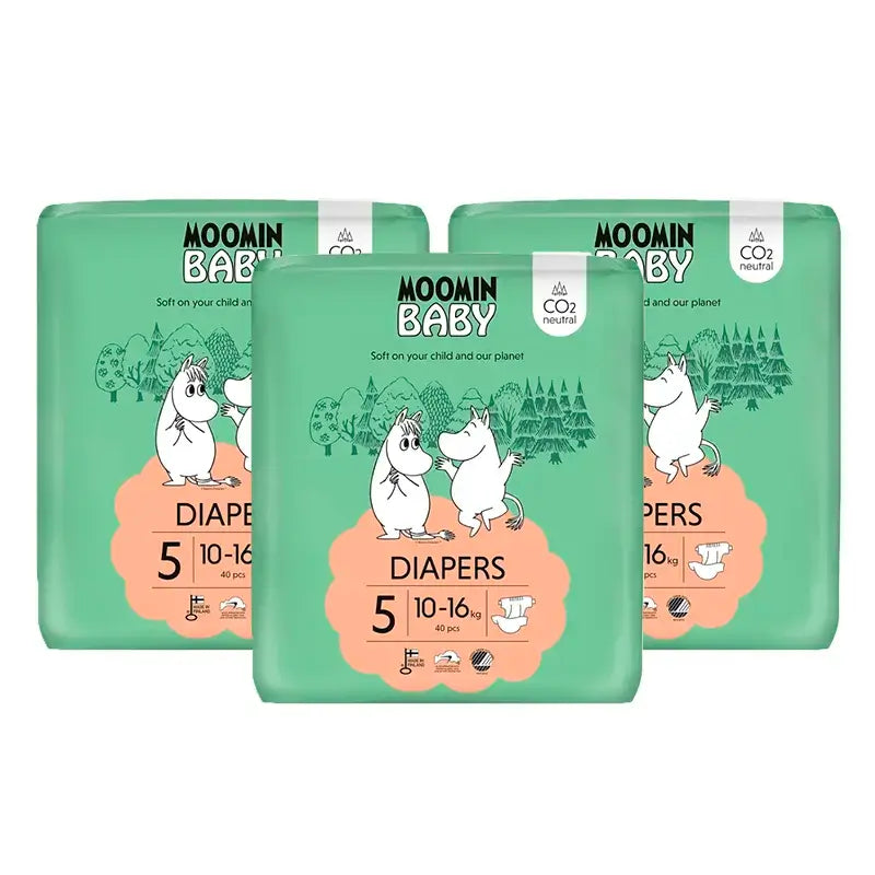 Pannolini Moomin taglia 5 , 3 x 40 unità