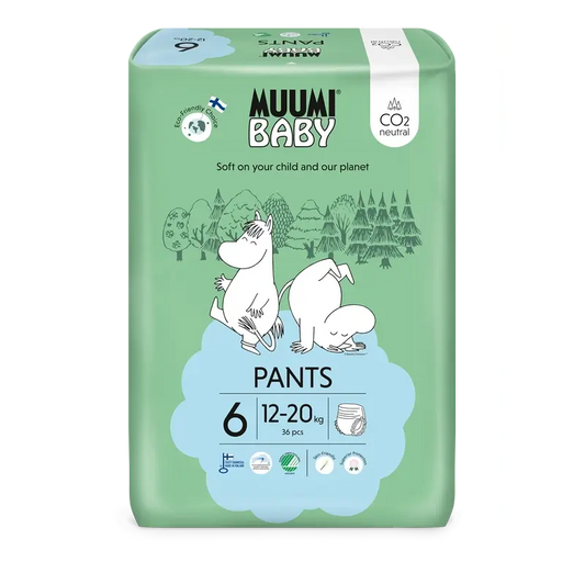 Pannolini da allenamento Moomin Baby taglia 6 , 36 pezzi.