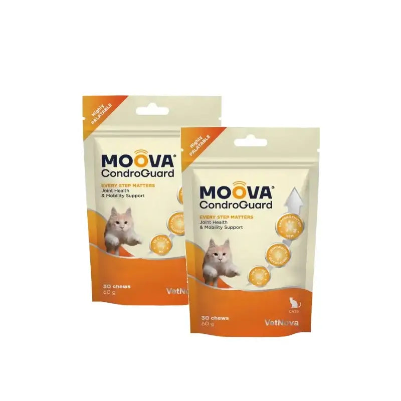 Moova Condroguard per gatti, 30 compresse masticabili, confezione da 2
