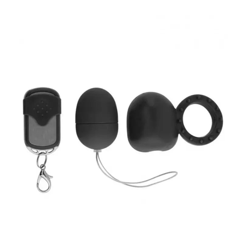 Anello vibrante Moove con telecomando nero