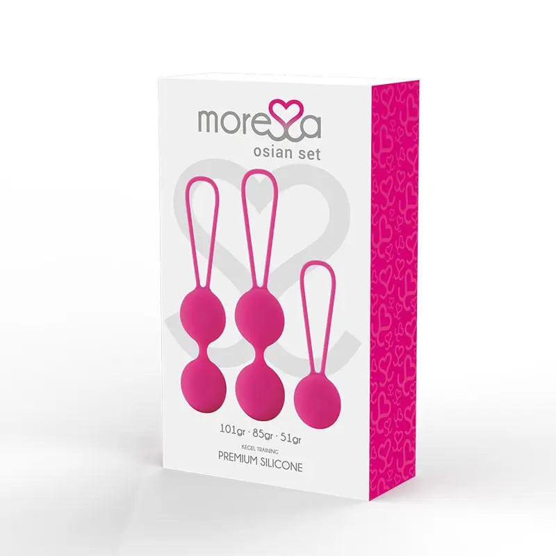 Moressa Osian Set Silicone Premium Rosa