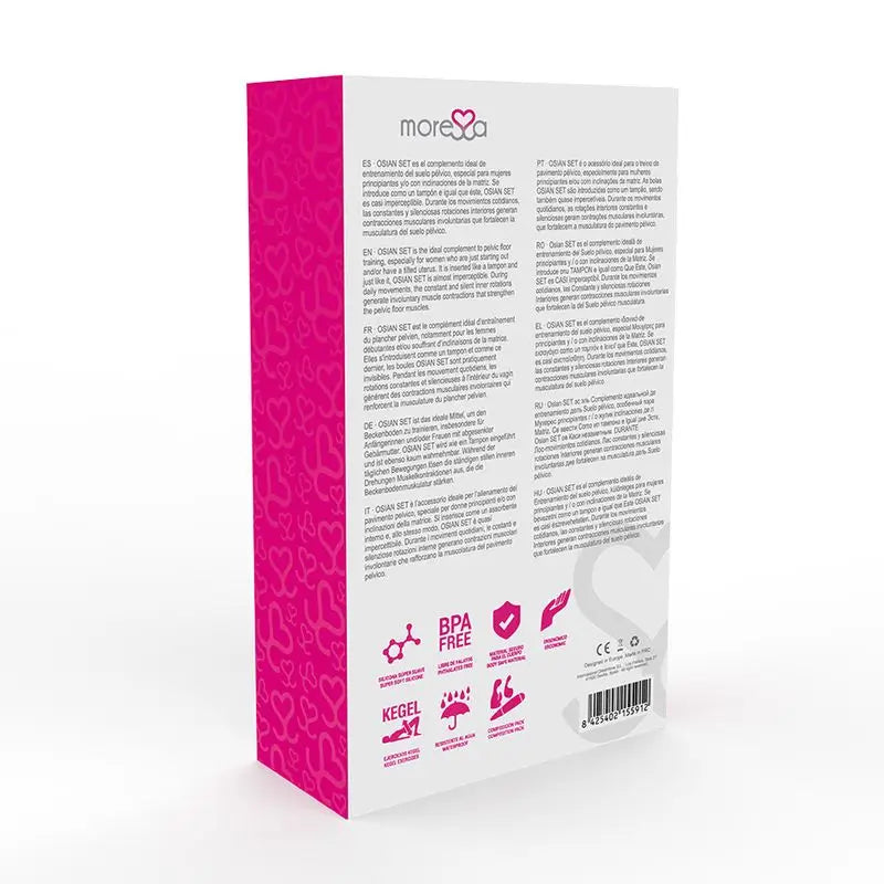 Moressa Osian Set Silicone Premium Rosa
