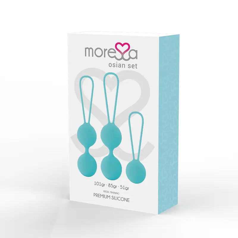 Moressa Osian Set Silicone Premium Turchese