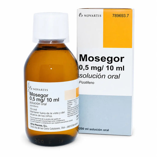 Mosegor 0,5mg/ 10ml, 200 ml Soluzione orale