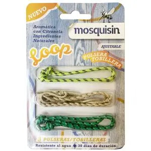 Mosquisin Bracciale cavigliera ad anello , 3 unità