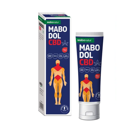 MaboDol CBD Crema da Massaggio Effetto Riscaldante, 120 ml