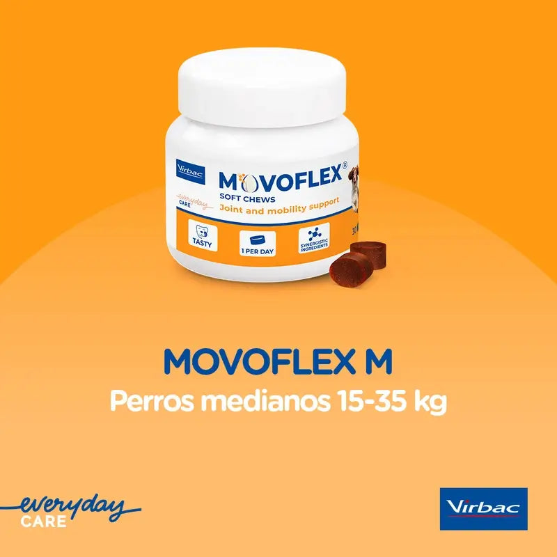 Movoflex Chondroprotector Cani medi 15-35 kg, 30 compresse