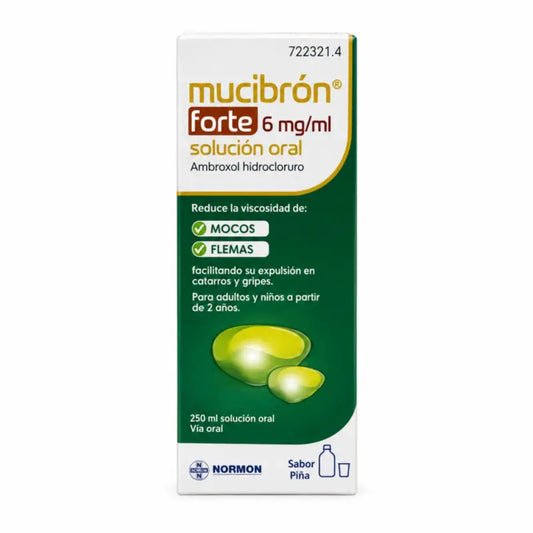 Mucibron Forte 6 Mg/ ml Soluzione orale 250 ml