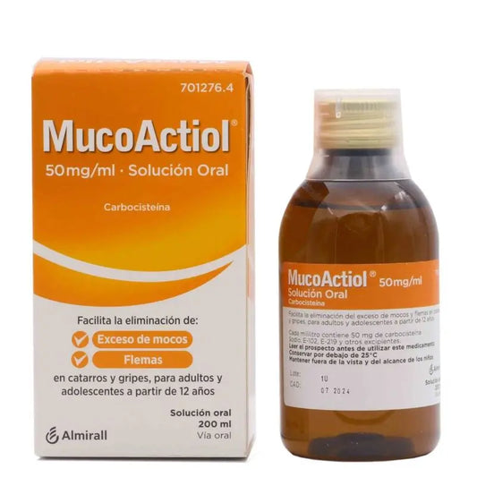 Mucoactiol 50 mg/ ml Soluzione orale 200 ml