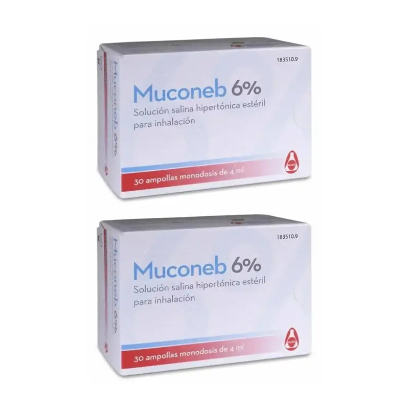 Muconeb 6% Soluzione salina , 2X30 fiale