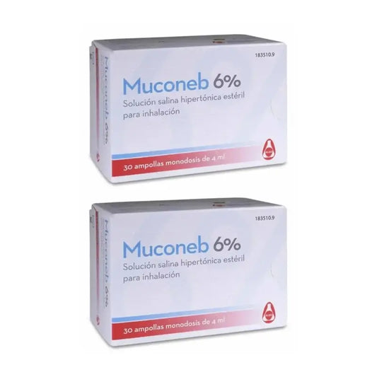 Muconeb 6% Soluzione salina , 2X30 fiale