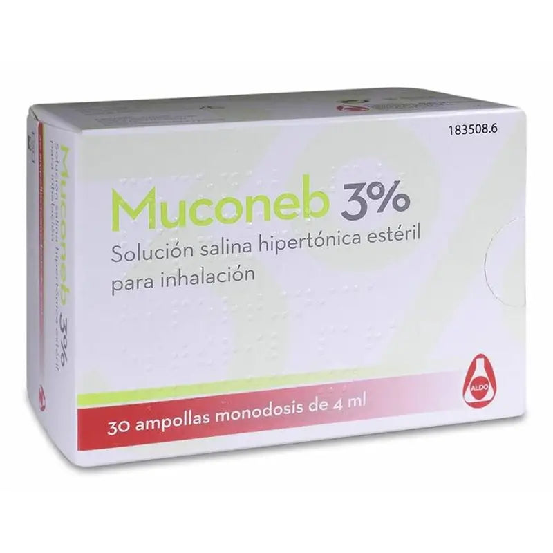 Muconeb 3% Soluzione salina , 30 fiale