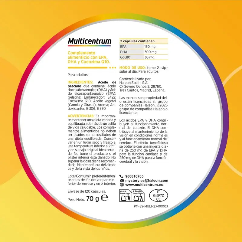 Multicentrum Boost Omega 3 , 120 compresse