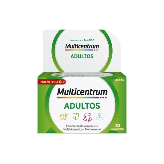 Multicentrum Integratore alimentare multivitaminico per adulti, 30 compresse