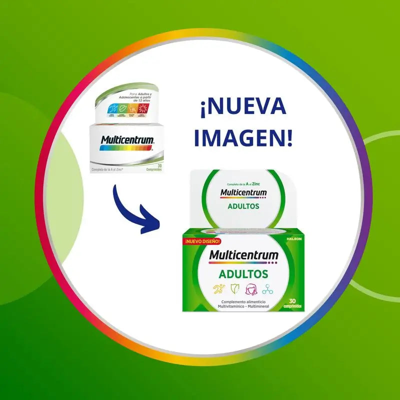 Multicentrum Integratore alimentare multivitaminico per adulti, 90 compresse