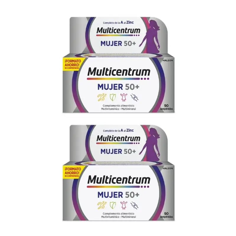 Multicentrum Donna 50+ Multivitaminico, 2X90 Compresse